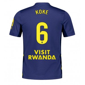 Fotbalové Dres Atletico Madrid Koke #6 Venkovní Oblečení 2025-26 Krátký Rukáv